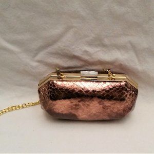 Gorgeous Copper Hard Shell Clutch- 331WC